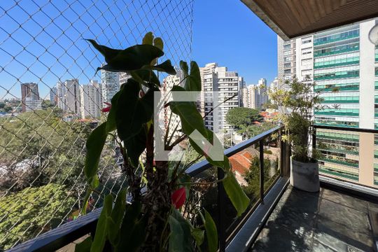 Sacada de apartamento para alugar com 4 quartos, 450m² em Indianópolis, São Paulo