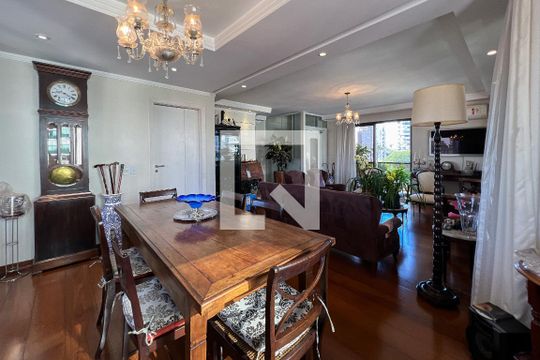 Sala de apartamento para alugar com 4 quartos, 450m² em Indianópolis, São Paulo