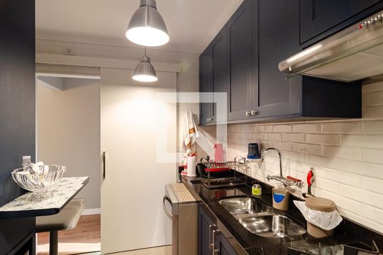 Cozinha de apartamento à venda com 3 quartos, 79m² em Bosque da Saúde, São Paulo
