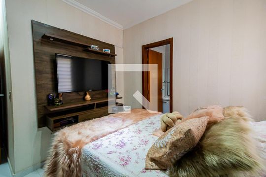 Suíte de apartamento à venda com 2 quartos, 100m² em Vila Alto de Santo Andre, Santo André