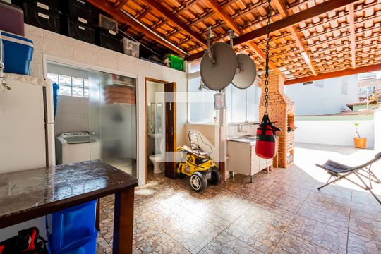 Cobertura e Área de Serviço de apartamento à venda com 2 quartos, 100m² em Vila Alto de Santo Andre, Santo André