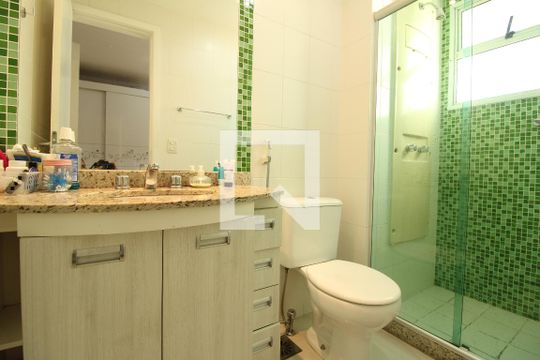 Banheiro da Suíte 1 de apartamento à venda com 4 quartos, 144m² em Barra Olímpica, Rio de Janeiro