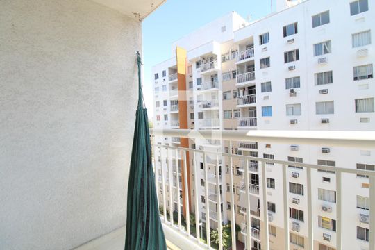 Varanda da Sala de apartamento para alugar com 2 quartos, 50m² em Anil, Rio de Janeiro
