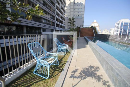 Área comum - Piscina de apartamento à venda com 1 quarto, 31m² em Vila Mariana, São Paulo