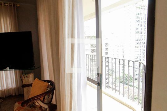 Varanda Sala de apartamento para alugar com 3 quartos, 173m² em Vila Nova Conceição, São Paulo