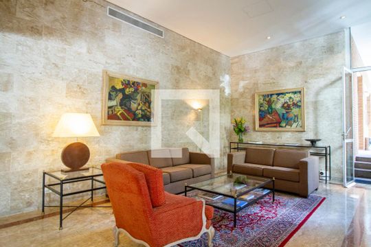 Área comum - Hall de Entrada de apartamento para alugar com 2 quartos, 117m² em Jardim Paulista, São Paulo