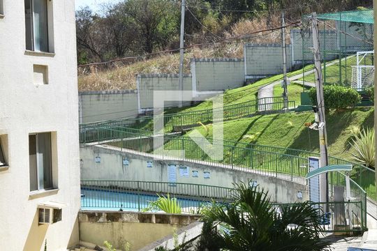 Vista da Sala de apartamento à venda com 2 quartos, 55m² em Campo Grande, Rio de Janeiro