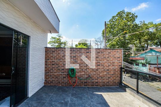 Varanda da Sala de casa à venda com 4 quartos, 342m² em Jardim das Maravilhas, Santo André