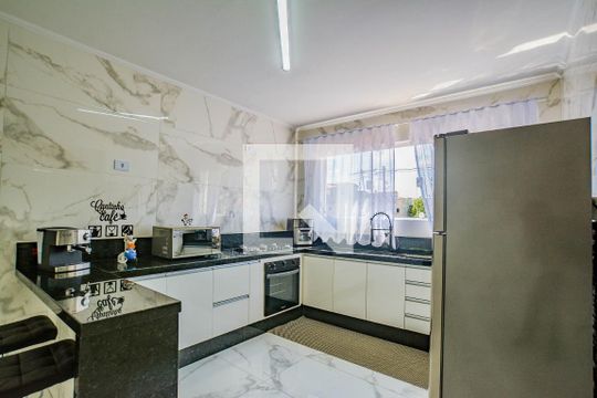 Cozinha de casa à venda com 4 quartos, 342m² em Jardim das Maravilhas, Santo André