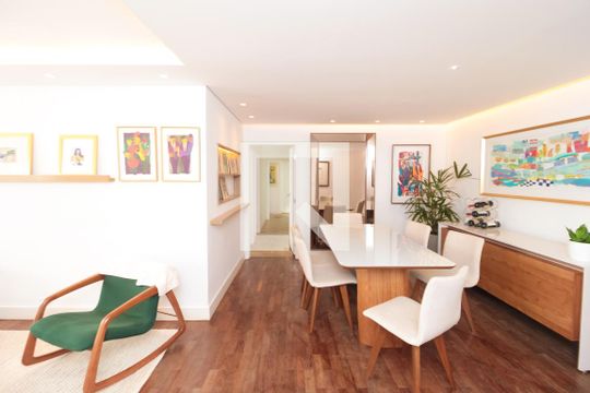 Sala de apartamento para alugar com 4 quartos, 130m² em Itaim Bibi, São Paulo