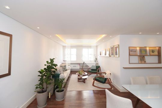 Sala de apartamento para alugar com 4 quartos, 130m² em Itaim Bibi, São Paulo