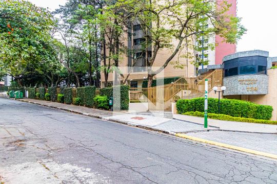 Fachada de apartamento à venda com 3 quartos, 98m² em Vila Indiana, São Paulo