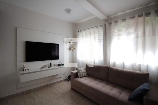 Sala de casa de condomínio à venda com 2 quartos, 71m² em Santa Monica, Belo Horizonte