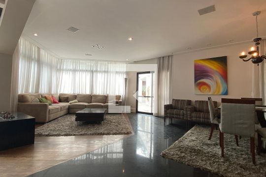 Sala de casa de condomínio à venda com 4 quartos, 3500m² em Alphaville, Santana de Parnaíba