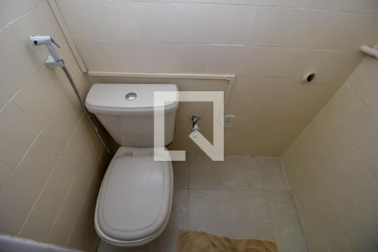 Banheiro de kitnet/studio à venda com 1 quarto, 42m² em São Cristóvão, Rio de Janeiro