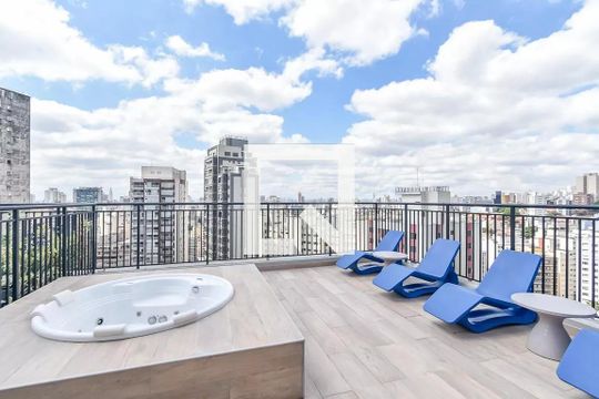 Área comum - Jacuzi de kitnet/studio à venda com 1 quarto, 25m² em Bela Vista, São Paulo