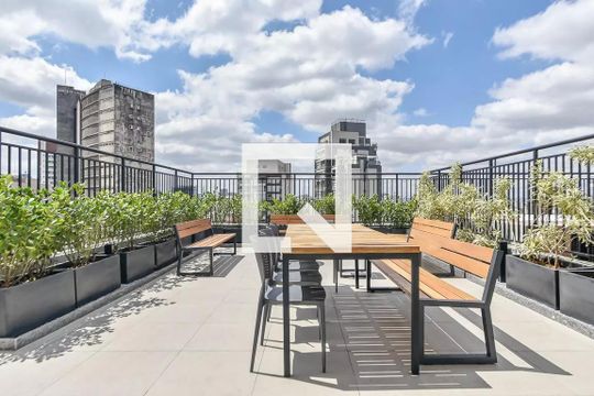 Área comum de kitnet/studio à venda com 1 quarto, 25m² em Bela Vista, São Paulo