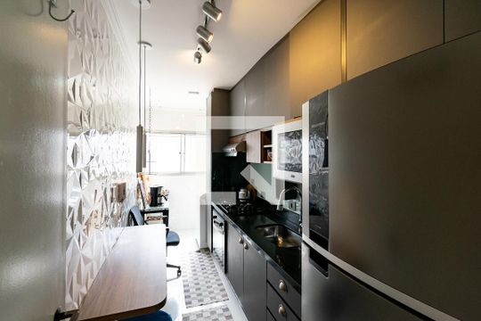 Cozinha de apartamento à venda com 1 quarto, 55m² em Vila Guarani (zona Sul), São Paulo