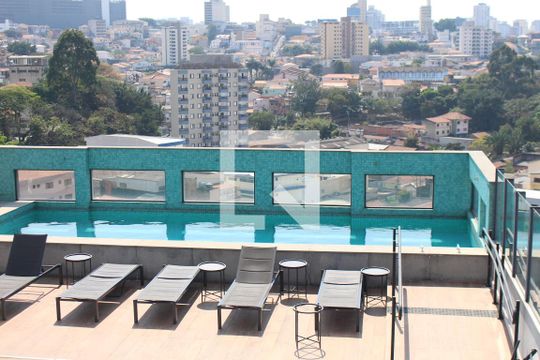 Área comum - Piscina de apartamento para alugar com 1 quarto, 54m² em Vila Dom Pedro Ii, São Paulo