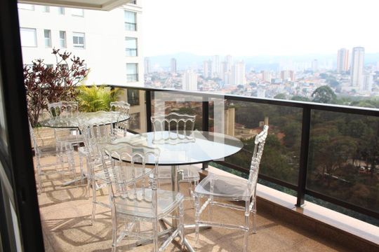 Varanda  de apartamento à venda com 4 quartos, 380m² em Santana, São Paulo