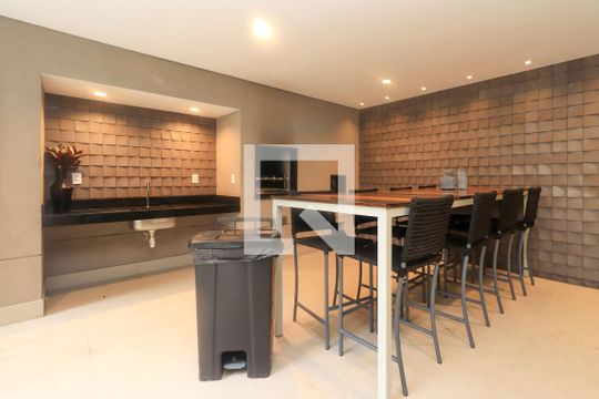 Área comum - Churrasqueira de kitnet/studio à venda com 1 quarto, 25m² em Vila Mariana, São Paulo