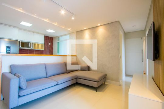 Sala de apartamento para alugar com 2 quartos, 73m² em Vila Helena, Santo André