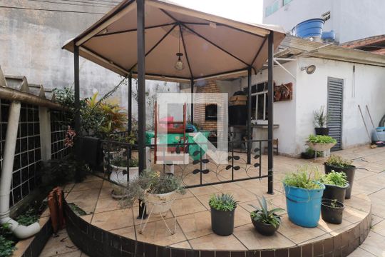 Área comum - Churrasqueira de casa à venda com 2 quartos, 400m² em Vila Curuca, Santo André