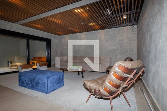 Área comum de kitnet/studio para alugar com 1 quarto, 36m² em Pinheiros, São Paulo