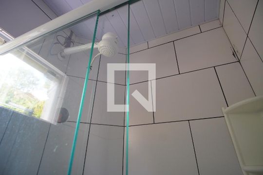 Banheiro da Suíte de casa para alugar com 1 quarto, 50m² em Saco dos Limões, Florianópolis