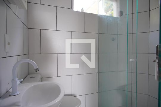 Banheiro da Suíte de casa para alugar com 1 quarto, 50m² em Saco dos Limões, Florianópolis