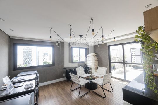 Área comum de apartamento para alugar com 1 quarto, 26m² em Tatuapé, São Paulo