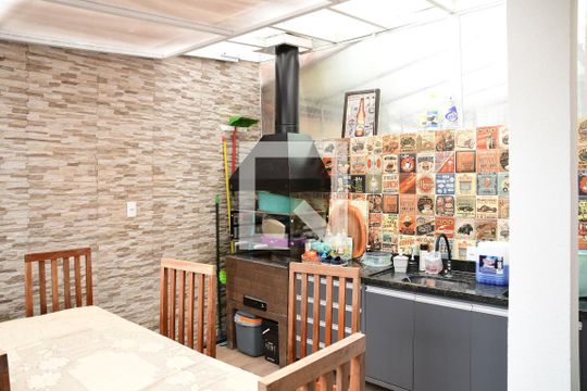 Área gourmet de casa de condomínio para alugar com 3 quartos, 90m² em Jardim Barbacena, Cotia