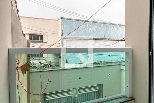 Varanda da Suite de apartamento para alugar com 2 quartos, 55m² em Vila Homero Thon, Santo André
