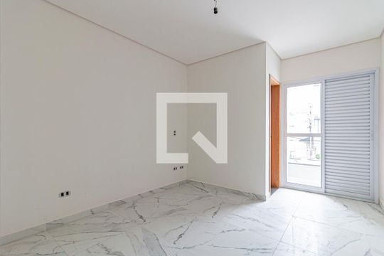 Suite de apartamento para alugar com 2 quartos, 55m² em Vila Homero Thon, Santo André