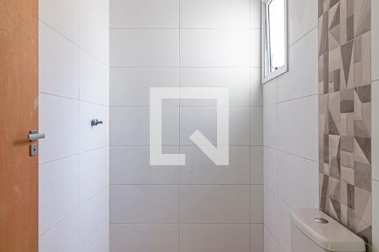 Banheiro da Suite de apartamento para alugar com 3 quartos, 65m² em Vila Homero Thon, Santo André