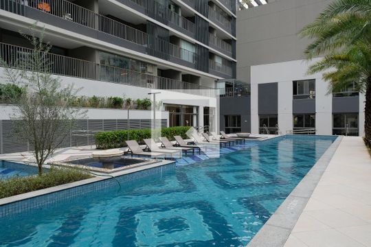 Área comum de apartamento à venda com 1 quarto, 44m² em Paraíso, São Paulo
