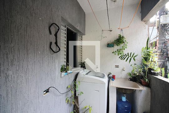 Área de Serviço de casa para alugar com 1 quarto, 40m² em Nova Petrópolis, São Bernardo do Campo