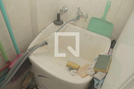 Cozinha e Área de Serviço de apartamento à venda com 1 quarto, 40m² em Centro Histórico, Porto Alegre