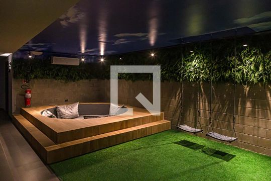 Área comum de kitnet/studio para alugar com 1 quarto, 23m² em Consolação, São Paulo
