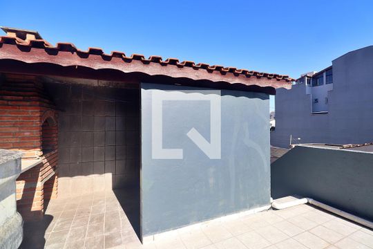 Terraço de casa à venda com 3 quartos, 100m² em Santa Maria, Santo André