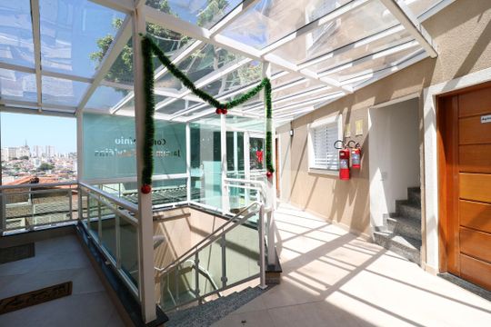 Área externa de apartamento para alugar com 2 quartos, 45m² em Vila Nova Mazzei, São Paulo