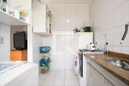 Cozinha de kitnet/studio à venda com 1 quarto, 48m² em Rudge Ramos, São Bernardo do Campo