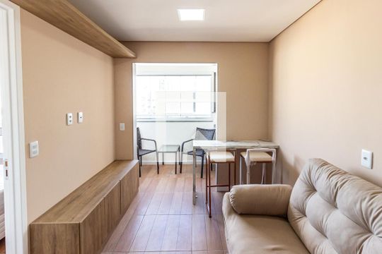 Sala de apartamento à venda com 1 quarto, 32m² em Bela Vista, São Paulo