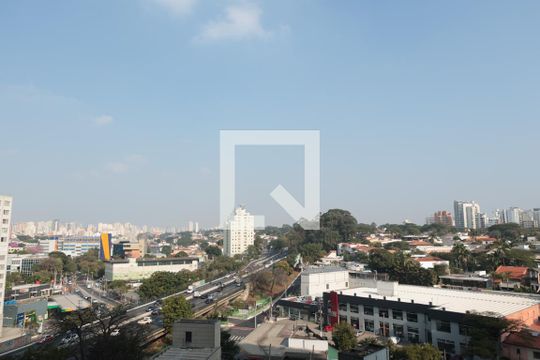 Vista da Varanda de kitnet/studio à venda com 1 quarto, 27m² em Indianópolis, São Paulo