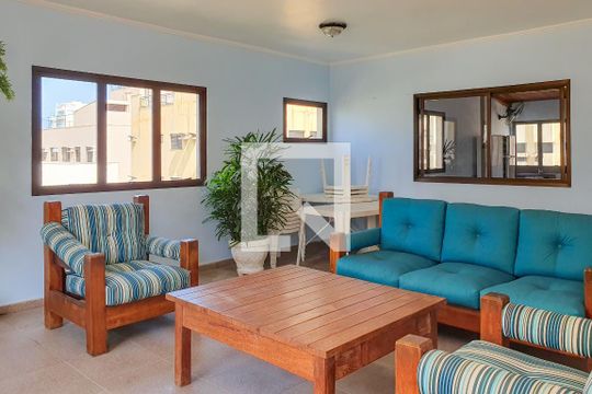 Área comum de apartamento para alugar com 3 quartos, 126m² em Balneario Guarujá, Guarujá