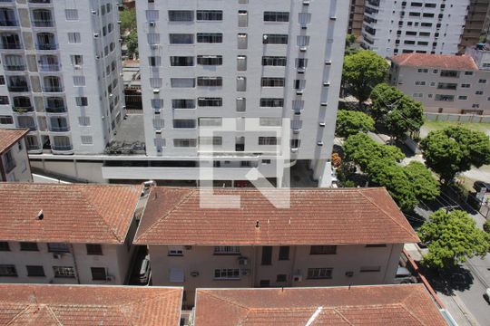 Vista Quarto 2 de apartamento para alugar com 2 quartos, 86m² em Boqueirão, Santos