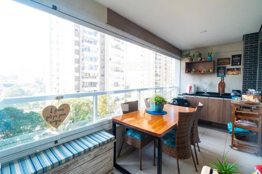 Sacada de apartamento para alugar com 2 quartos, 103m² em Vila Santa Catarina, São Paulo