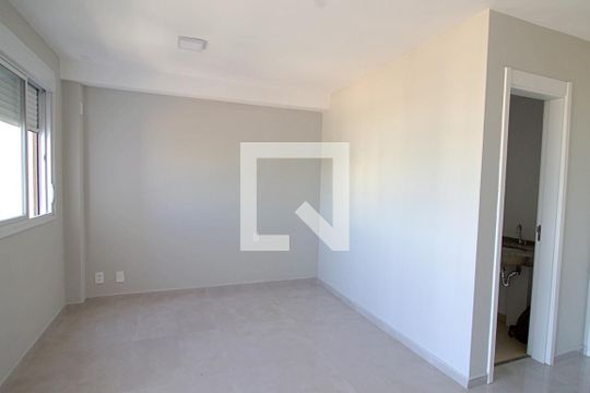 Quarto e cozinha de kitnet/studio para alugar com 1 quarto, 24m² em Vila Andrade, São Paulo
