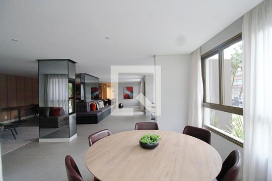 Área comum de kitnet/studio para alugar com 1 quarto, 24m² em Vila Andrade, São Paulo