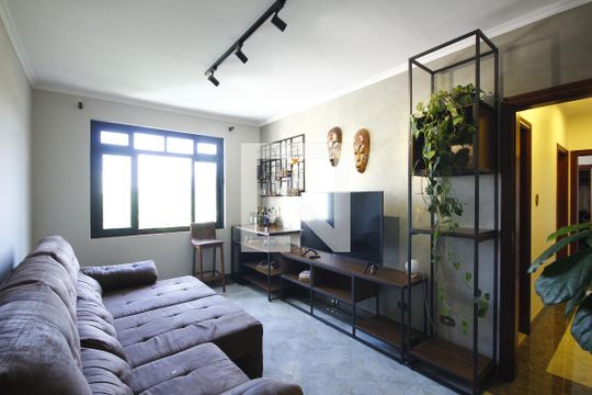 Sala de apartamento à venda com 1 quarto, 65m² em Vila Clementino, São Paulo